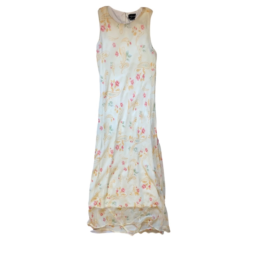 Vintage floral maxi dress